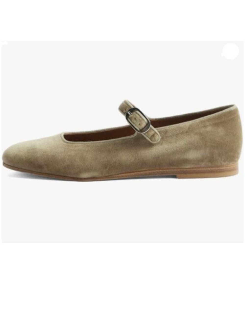 Pazzion Women's Cute Closed Round Toe Mary Janes Strap Buckled Ballet Grey Shoes